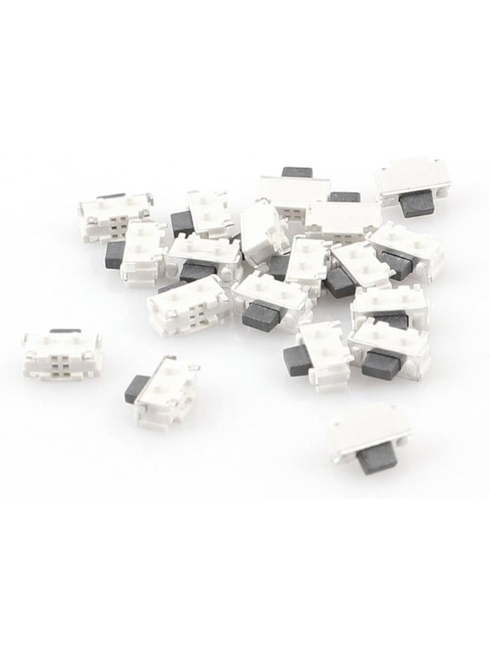 20 Pack 4mm x 2mm Momentary Push Button Switches - Tactile Surface Mount Devices